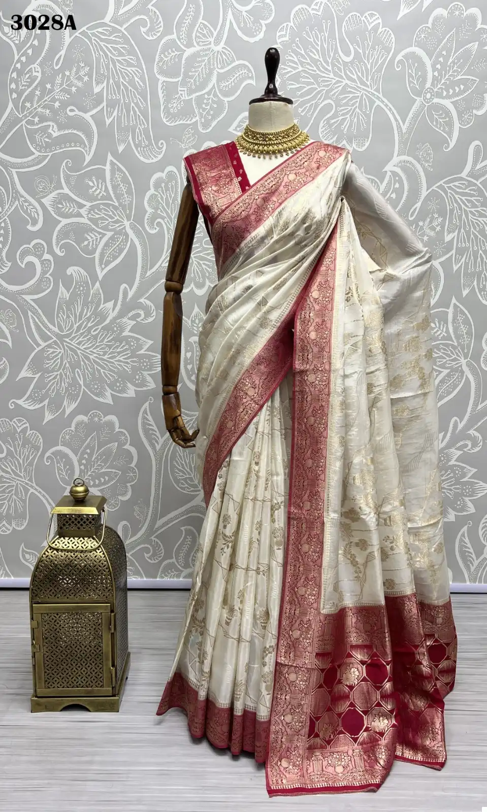 Anjani Art 3028 Paper Silk Wholesale Saree Catalog — Wholesale Sarees, MPA wholesale from Surat - Gallery Image 2