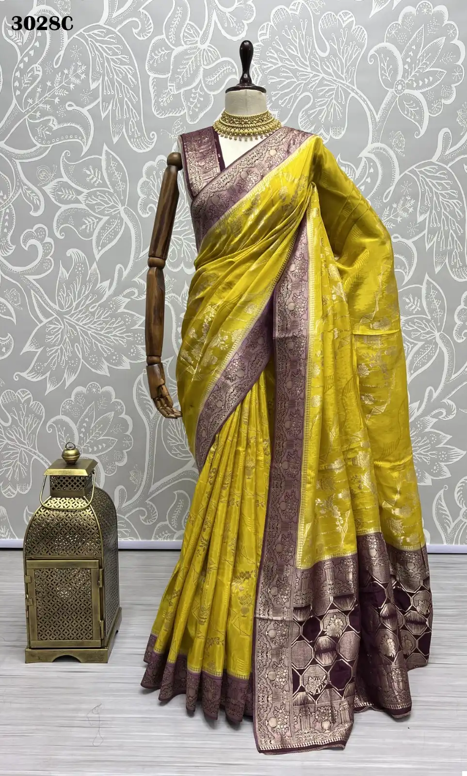 Anjani Art 3028 Paper Silk Wholesale Saree Catalog — Wholesale Sarees, MPA wholesale from Surat - Gallery Image 4