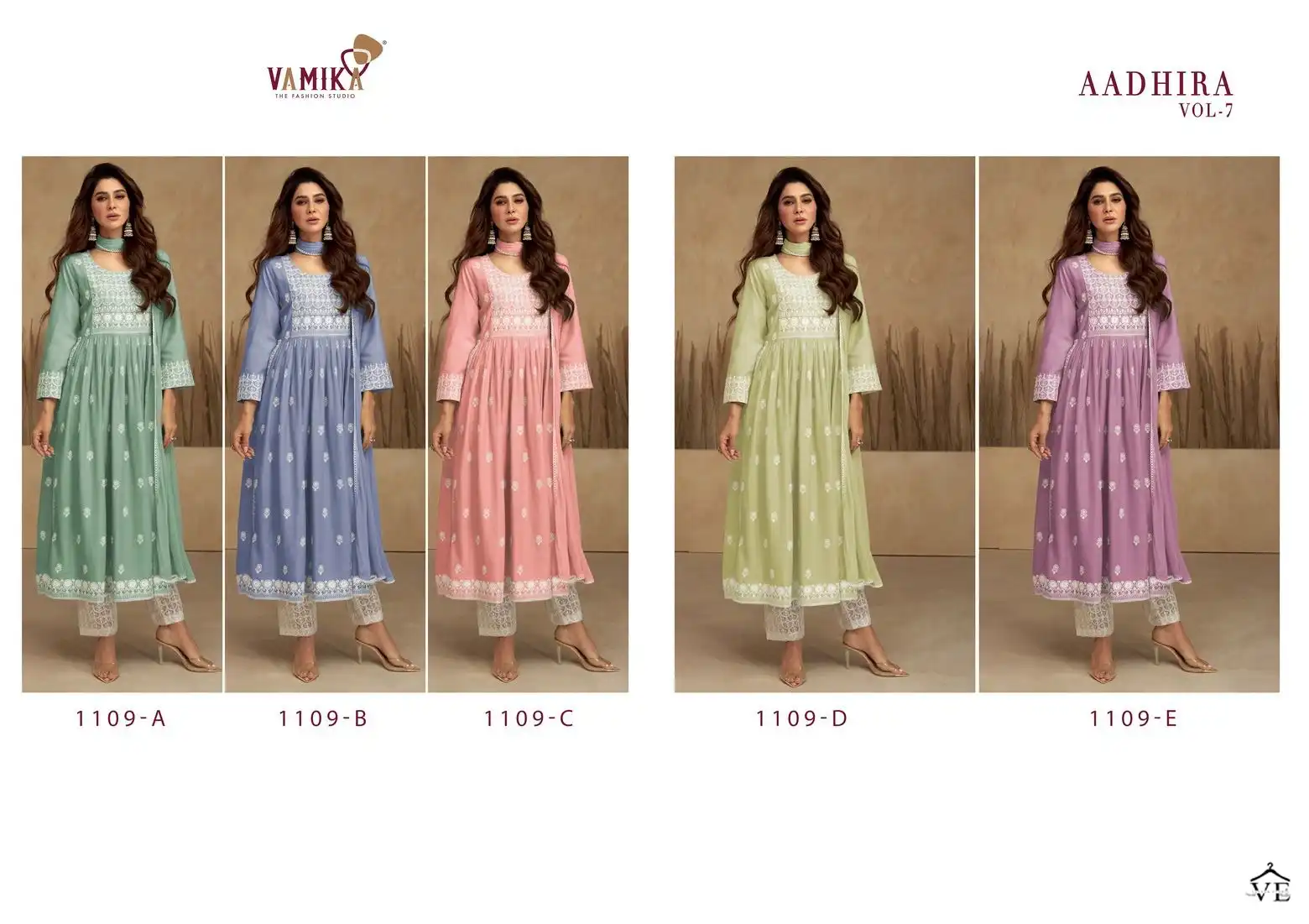 Vamika Aadhira Vol 7 Pure Rayon Viscose Wholesale Designer Readymade Salwar Suit Catalog — Wholesale Salwar Suits, MPA wholesale from Surat — view 6
