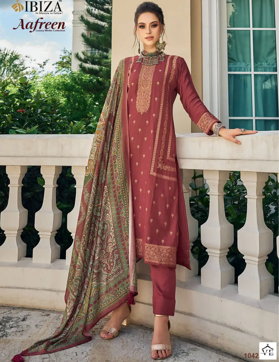 Ibiza Aafreen Pure Viscose Pashmina Jaquard Wholesale Designer Winter Wear Salwar Suit Catalog — Wholesale Salwar Suits, MPA wholesale from Surat — view 1