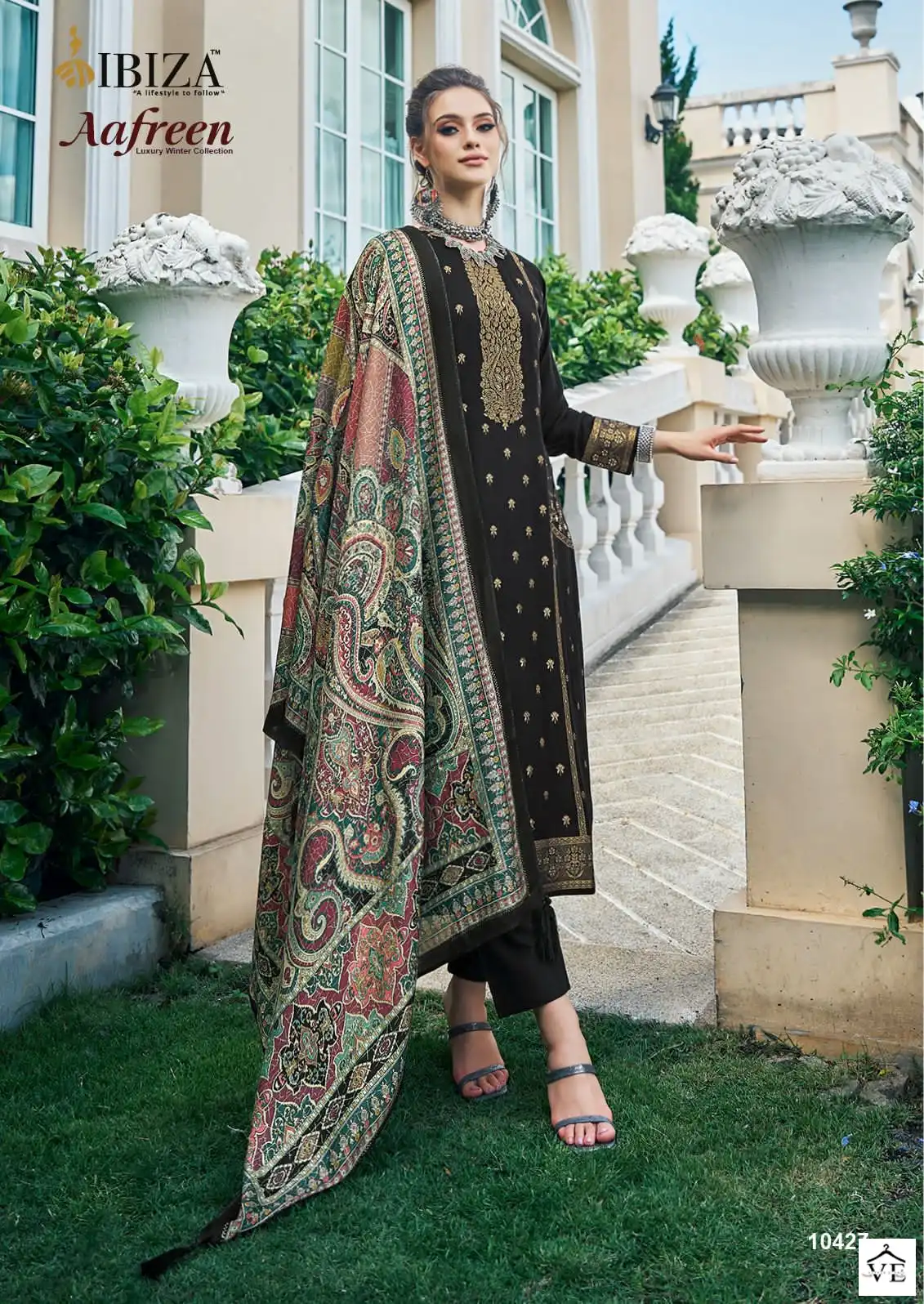 Ibiza Aafreen Pure Viscose Pashmina Jaquard Wholesale Designer Winter Wear Salwar Suit Catalog — Wholesale Salwar Suits, MPA wholesale from Surat - Gallery Image 4