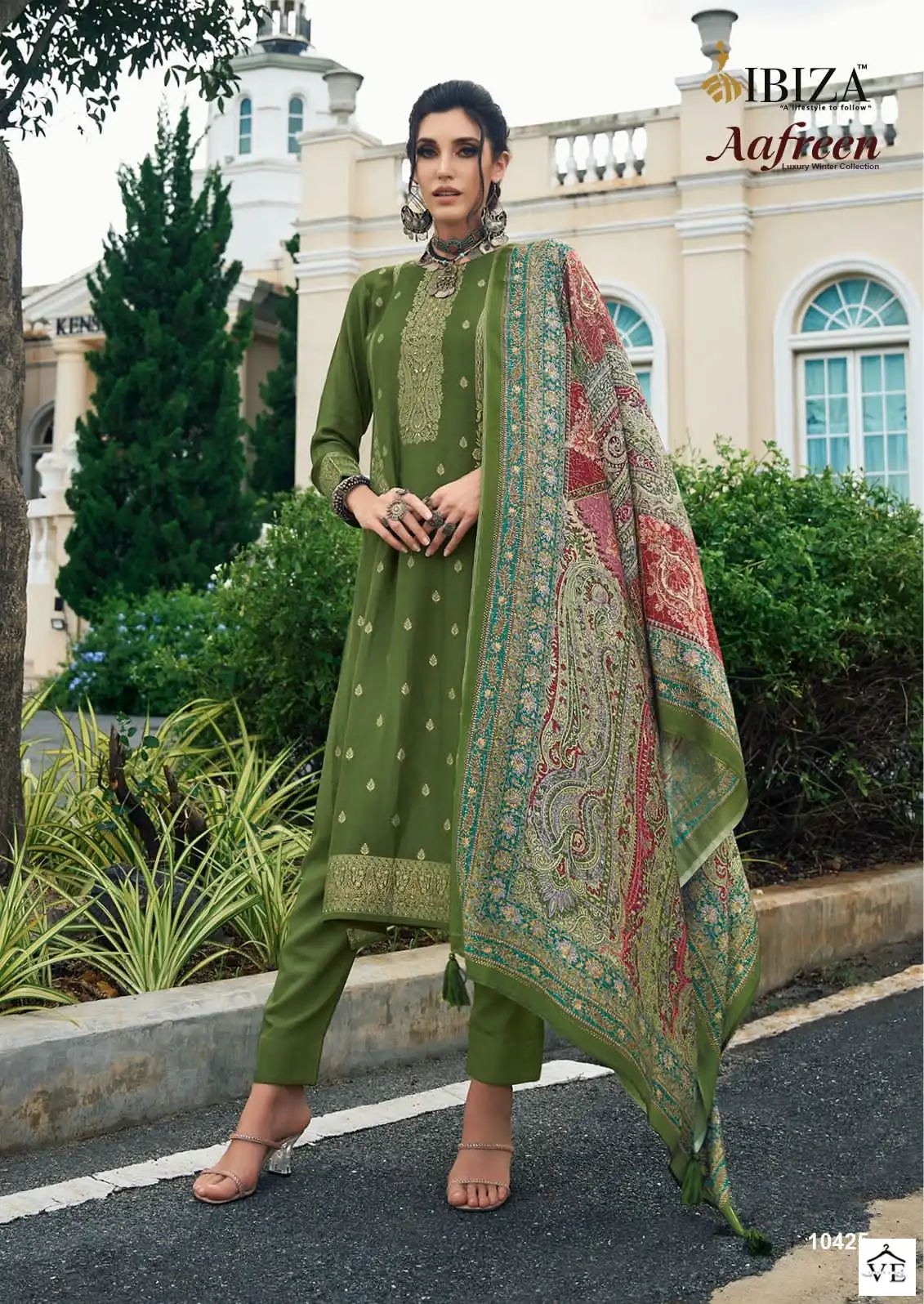 Ibiza Aafreen Pure Viscose Pashmina Jaquard Wholesale Designer Winter Wear Salwar Suit Catalog — Wholesale Salwar Suits, MPA wholesale from Surat - Gallery Image 5