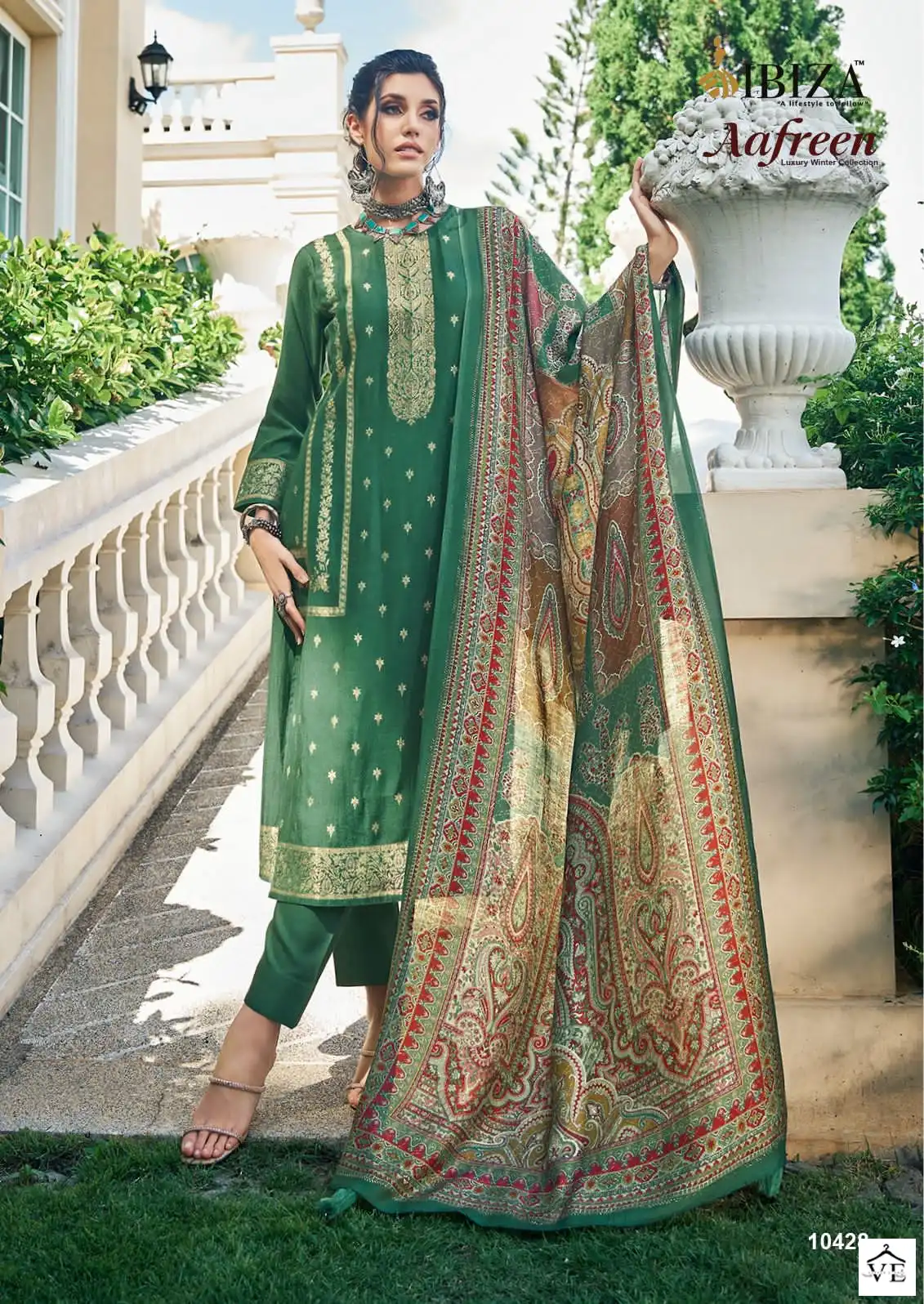 Ibiza Aafreen Pure Viscose Pashmina Jaquard Wholesale Designer Winter Wear Salwar Suit Catalog — Wholesale Salwar Suits, MPA wholesale from Surat - Gallery Image 6