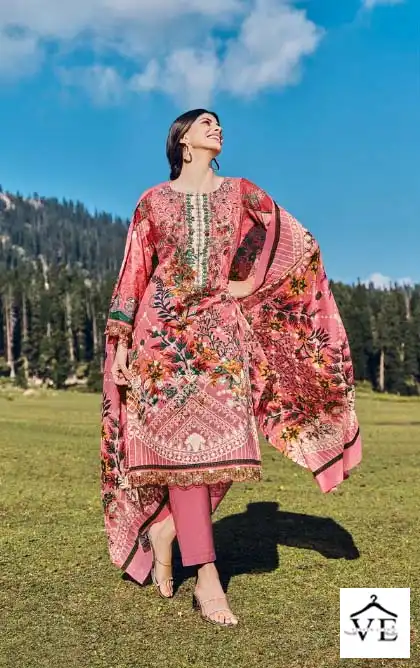 Belliza Designer Aalia Cotton Wholesale Self Embroidery Work Salwar Suit Catalog — Wholesale Salwar Suits, Belliza Designer wholesale from Surat - Gallery Image 5