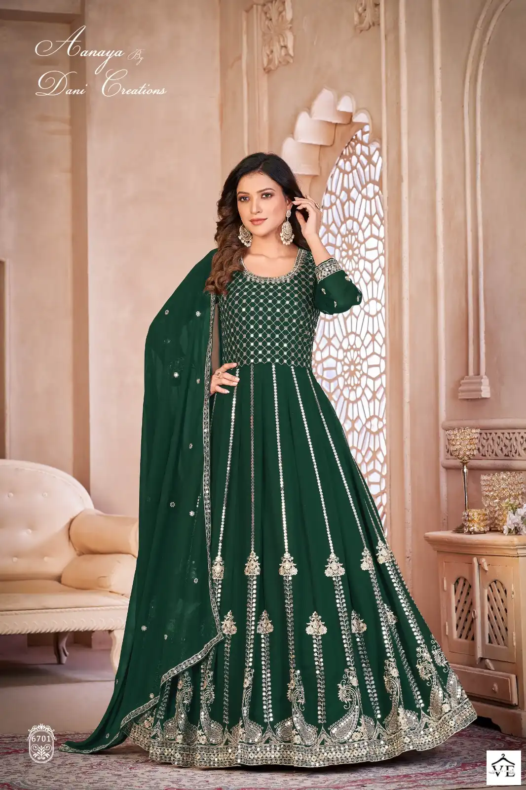 Vardan Ethnic Aanaya Vol 167 Faux Georgette Wholesale Designer Readymade Salwar Suit Catalog — Wholesale Salwar Suits, MPA wholesale from Surat - Gallery Image 2