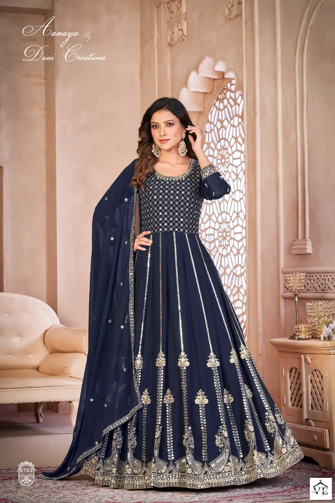 Vardan Ethnic Aanaya Vol 167 Faux Georgette Wholesale Designer Readymade Salwar Suit Catalog — Wholesale Salwar Suits, MPA wholesale from Surat - Gallery Image 3