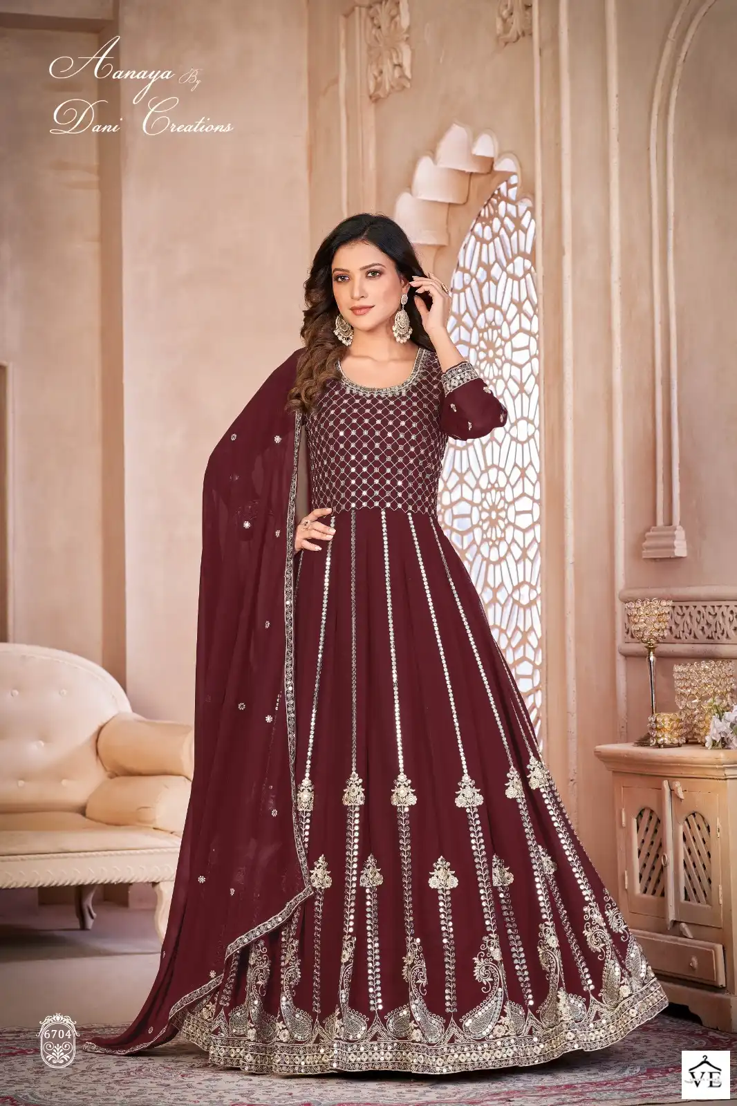 Vardan Ethnic Aanaya Vol 167 Faux Georgette Wholesale Designer Readymade Salwar Suit Catalog — Wholesale Salwar Suits, MPA wholesale from Surat - Gallery Image 4