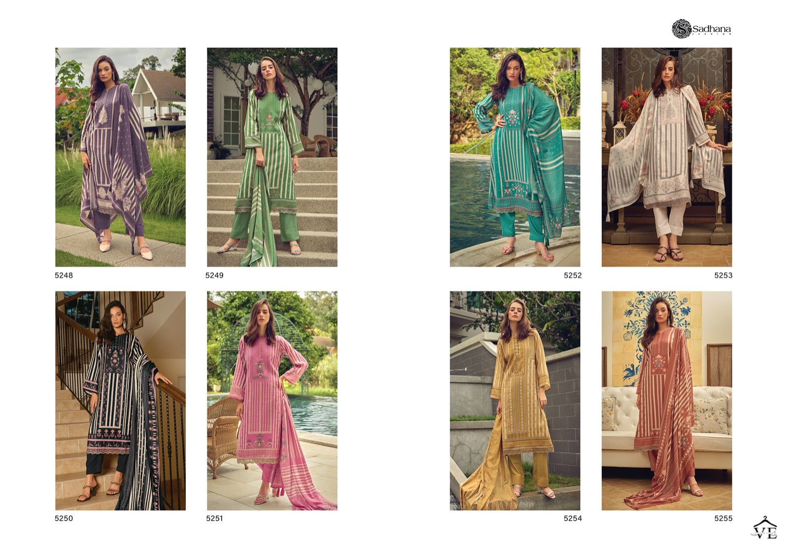 Sadhana Fashion Aasaib Pashmina Wholesale Designer Winter Wear Salwar Suit Catalog — Wholesale Salwar Suits, MPA wholesale from Surat — view 9