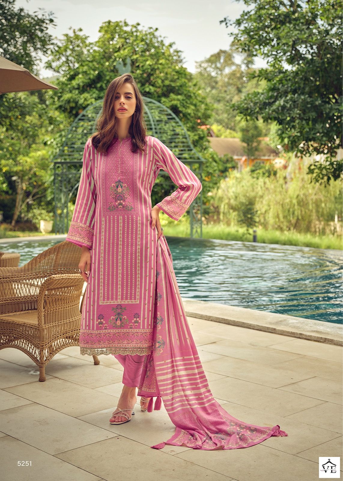Sadhana Fashion Aasaib Pashmina Wholesale Designer Winter Wear Salwar Suit Catalog — Wholesale Salwar Suits, MPA wholesale from Surat - Gallery Image 4