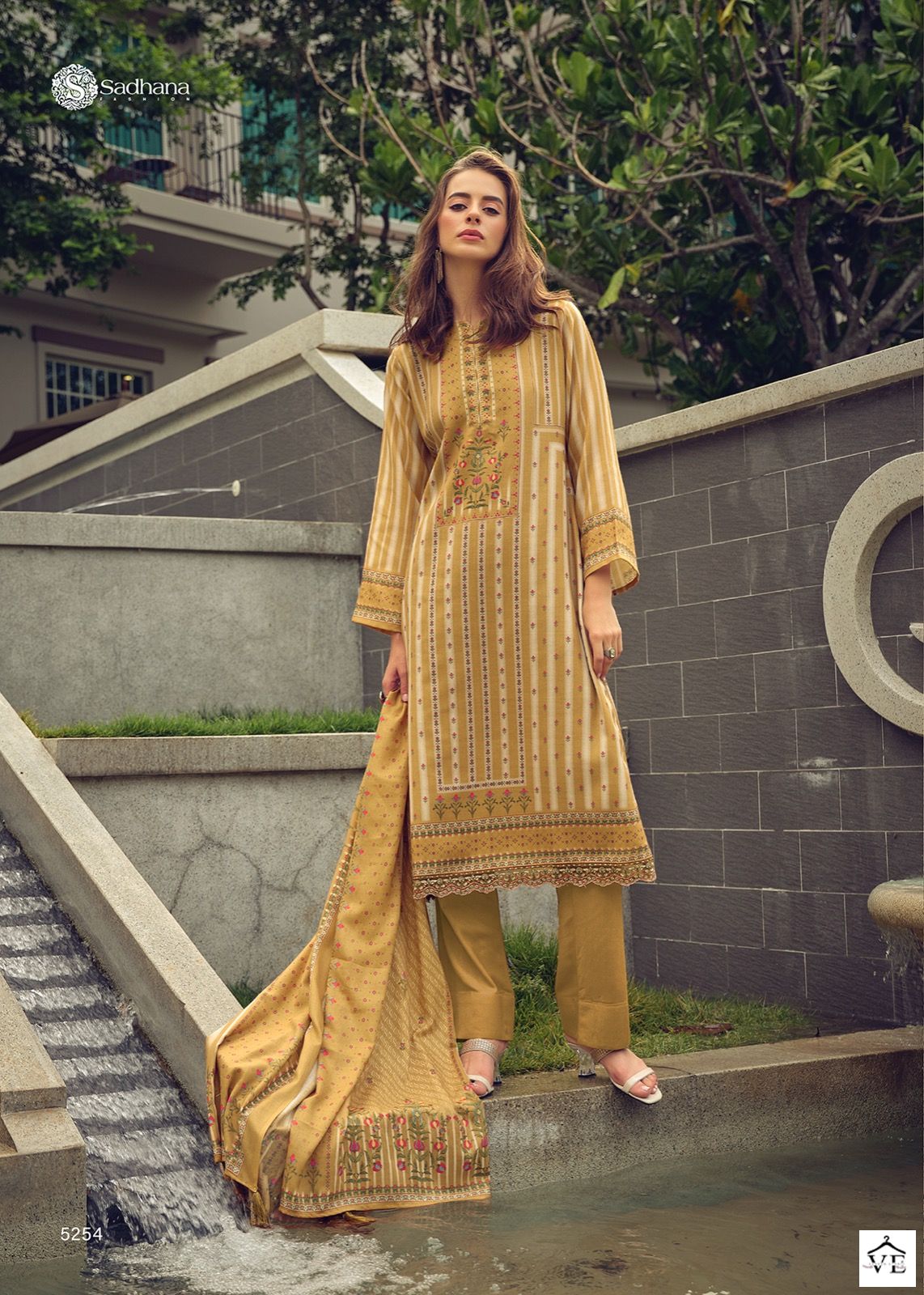 Sadhana Fashion Aasaib Pashmina Wholesale Designer Winter Wear Salwar Suit Catalog — Wholesale Salwar Suits, MPA wholesale from Surat - Gallery Image 7