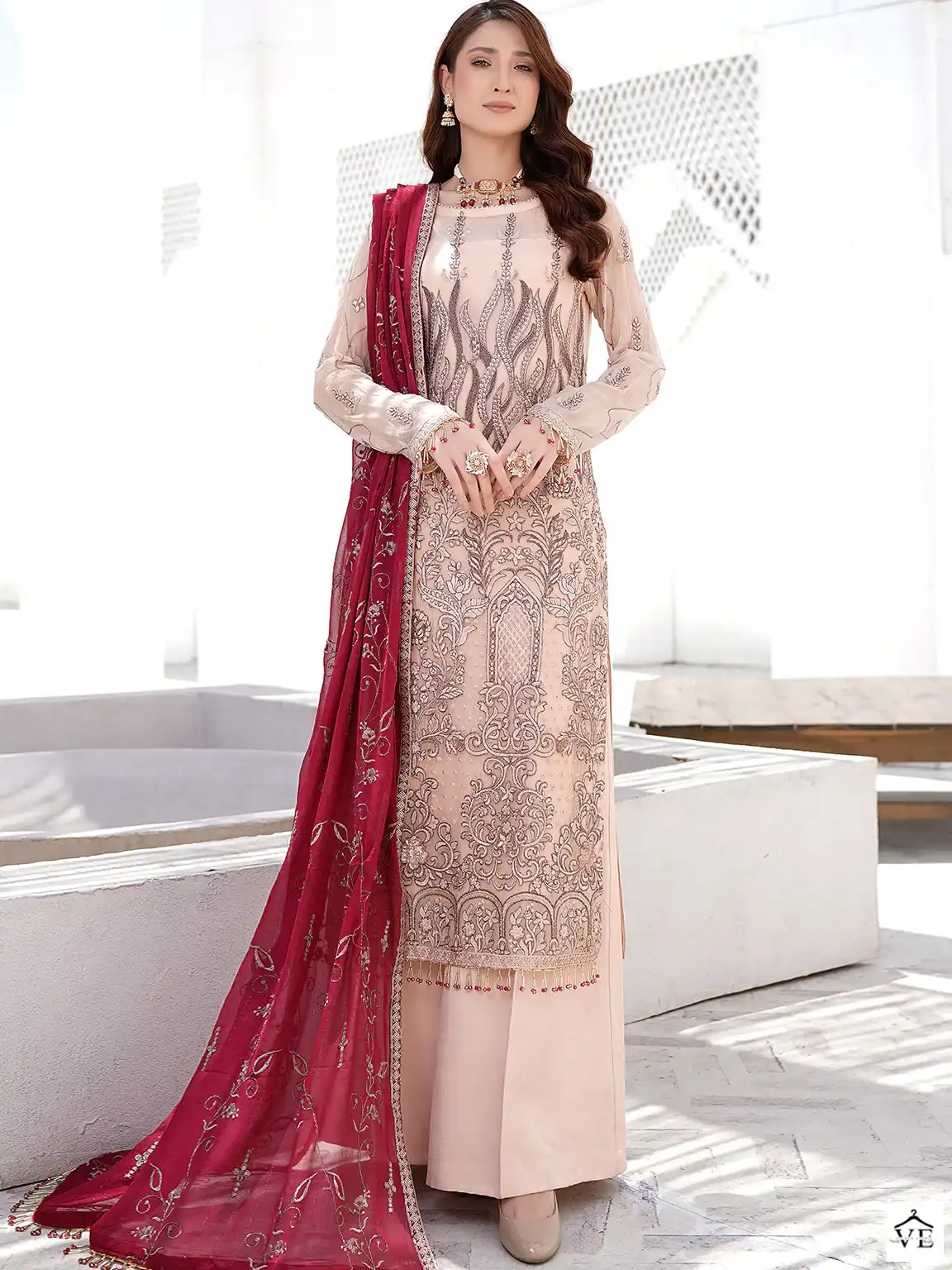 Khas Fashion Affrozh Georgette Wholesale Designer Pakistani Salwar Suit — Wholesale Salwar Suits, Khas wholesale from Surat — view 1