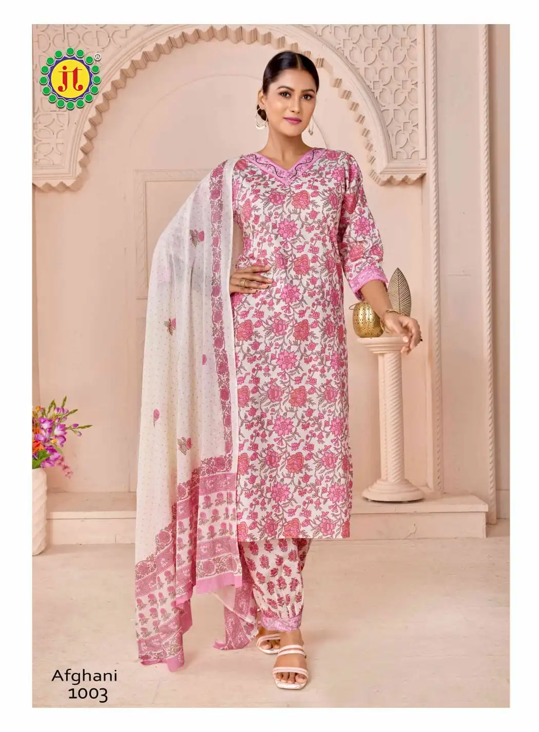 Jt Afghani Lawn Cotton Wholesale Readymade Salwar Suit Catalog — Wholesale Salwar Suits, MPA wholesale from Surat - Gallery Image 7