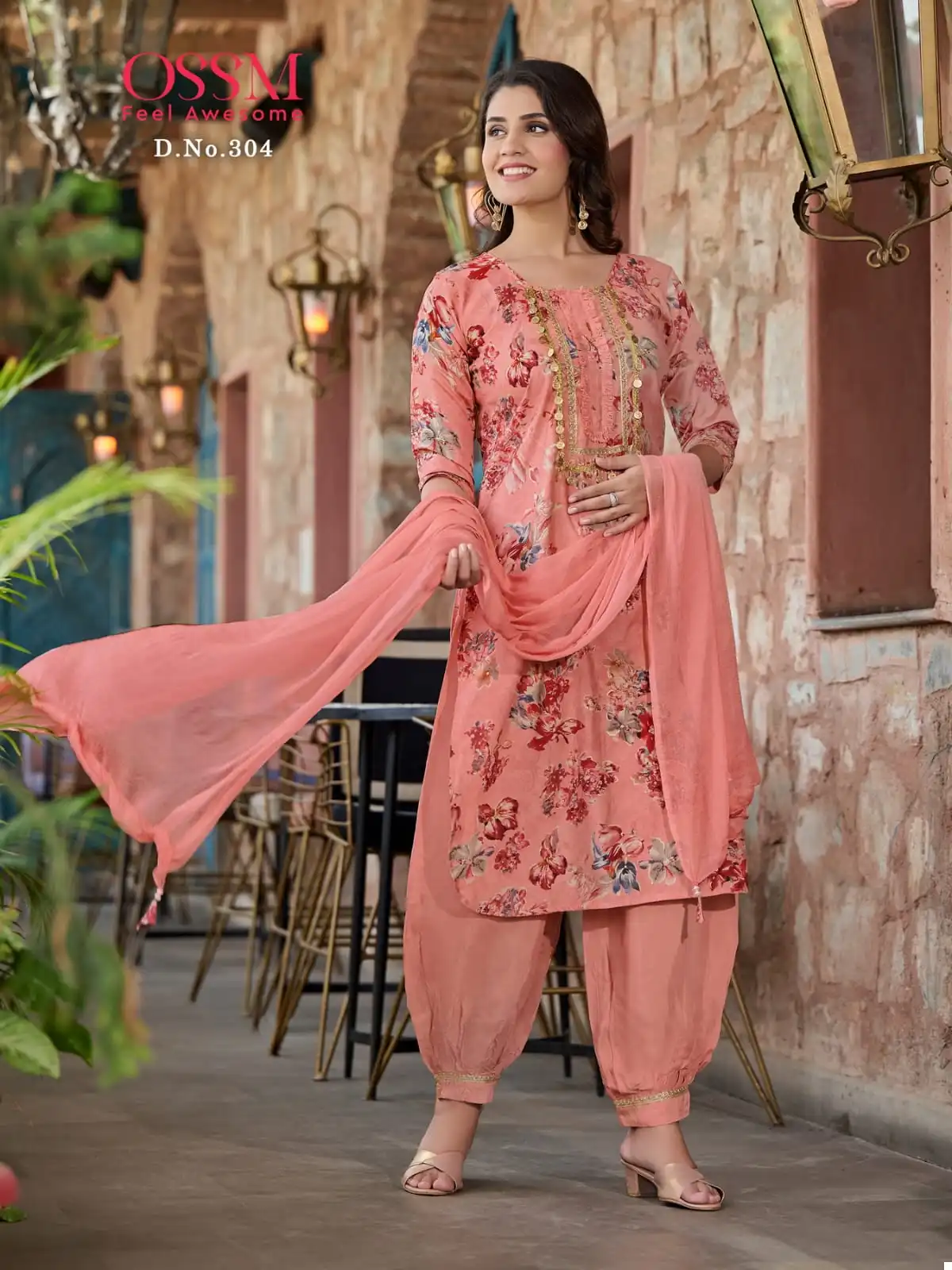 Ossm Afghani Vol 03 Premium Chanderi Modal Wholesale Readymade Suits Catalog — Wholesale Salwar Suits, MPA wholesale from Surat — view 4