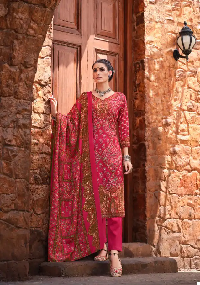 Zulfat Designer Aisha Pashmina Wholesale Winter Wear Salwar Suit Catalog — Wholesale Salwar Suits, MPA wholesale from Surat - Gallery Image 3