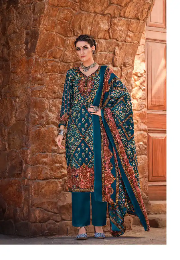Zulfat Designer Aisha Pashmina Wholesale Winter Wear Salwar Suit Catalog — Wholesale Salwar Suits, MPA wholesale from Surat - Gallery Image 4