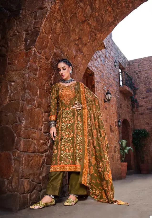 Zulfat Designer Aisha Pashmina Wholesale Winter Wear Salwar Suit Catalog — Wholesale Salwar Suits, MPA wholesale from Surat - Gallery Image 5