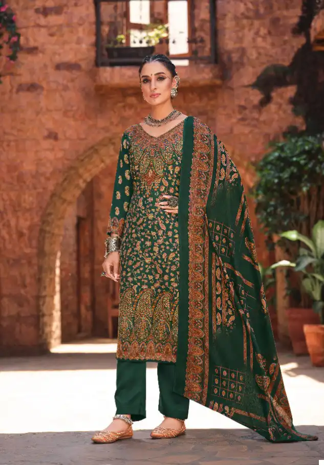 Zulfat Designer Aisha Pashmina Wholesale Winter Wear Salwar Suit Catalog — Wholesale Salwar Suits, MPA wholesale from Surat - Gallery Image 7