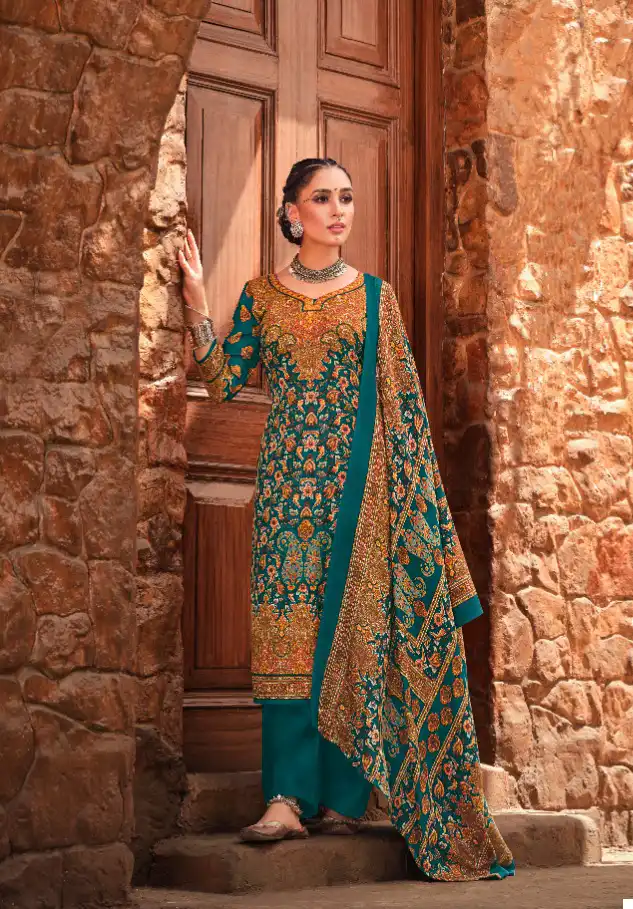 Zulfat Designer Aisha Pashmina Wholesale Winter Wear Salwar Suit Catalog — Wholesale Salwar Suits, MPA wholesale from Surat - Gallery Image 8