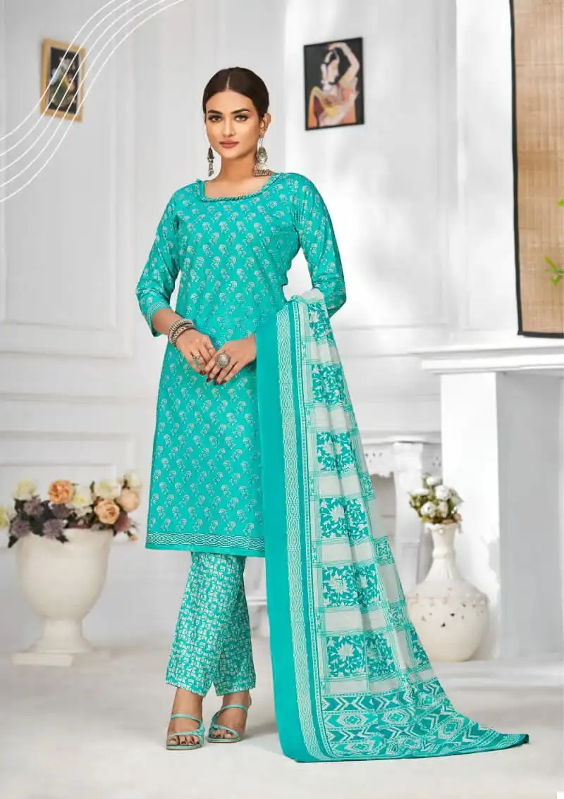 Jt Akira Vol 29 Cotton Wholesale Regular Wear Salwar Suit Catalog — Wholesale Salwar Suits, MPA wholesale from Surat — view 10