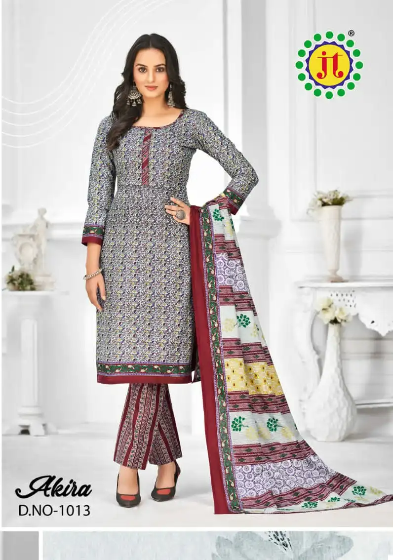 Jt Akira Vol 29 Cotton Wholesale Regular Wear Salwar Suit Catalog — Wholesale Salwar Suits, MPA wholesale from Surat — view 11