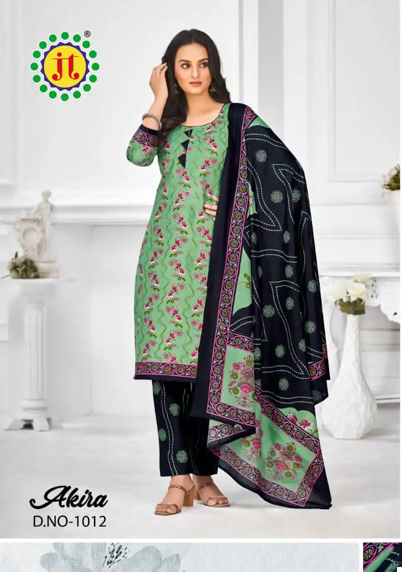 Jt Akira Vol 29 Cotton Wholesale Regular Wear Salwar Suit Catalog — Wholesale Salwar Suits, MPA wholesale from Surat — view 12