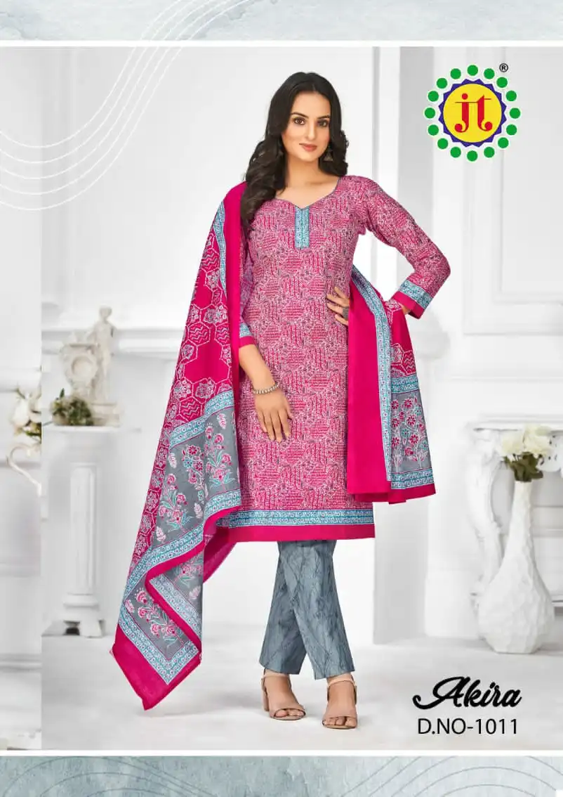 Jt Akira Vol 29 Cotton Wholesale Regular Wear Salwar Suit Catalog — Wholesale Salwar Suits, MPA wholesale from Surat — view 14