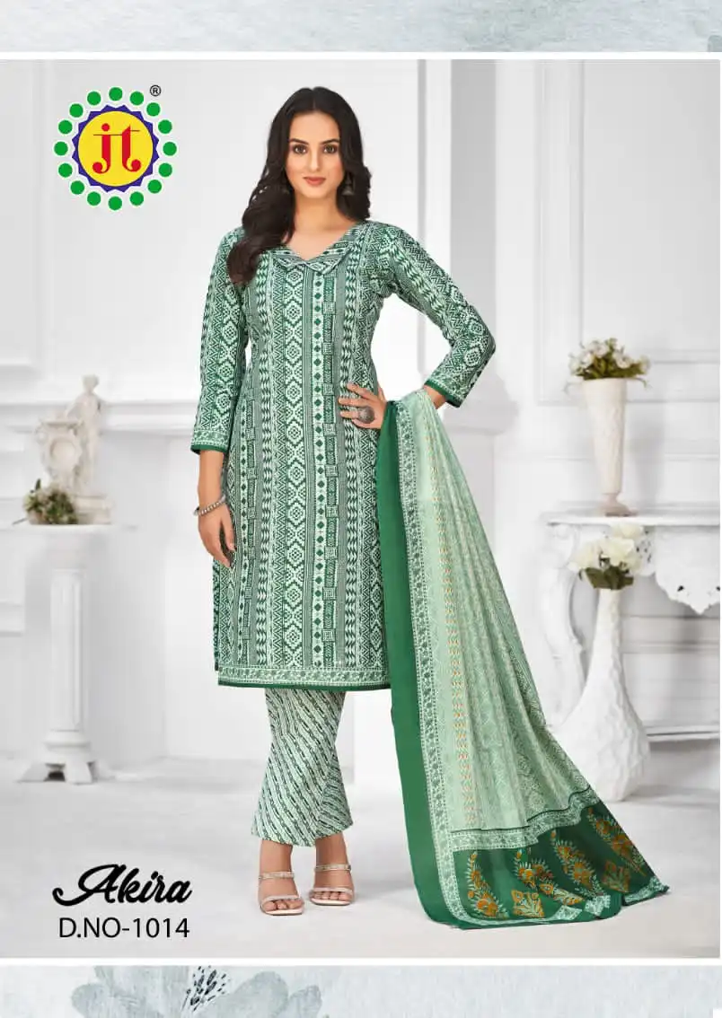 Jt Akira Vol 29 Cotton Wholesale Regular Wear Salwar Suit Catalog — Wholesale Salwar Suits, MPA wholesale from Surat — view 15