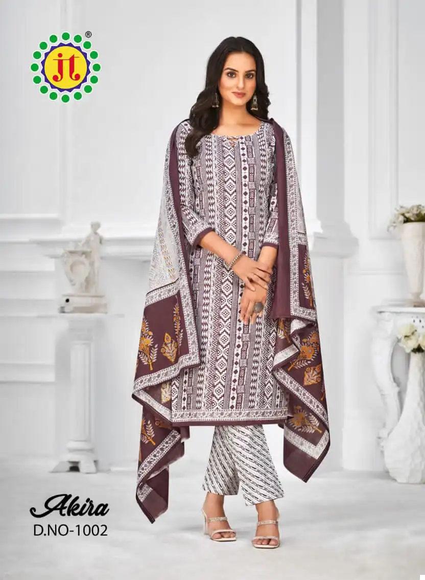 Jt Akira Vol 29 Cotton Wholesale Regular Wear Salwar Suit Catalog — Wholesale Salwar Suits, MPA wholesale from Surat — view 6