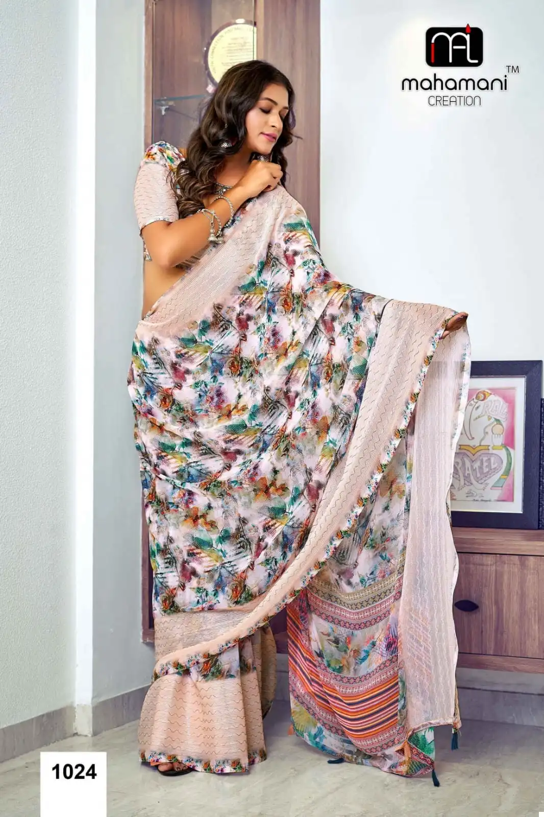 VE Albeli Heavy Weightless Wholesale Sarees — Wholesale Sarees, MPA wholesale from Surat - Gallery Image 3