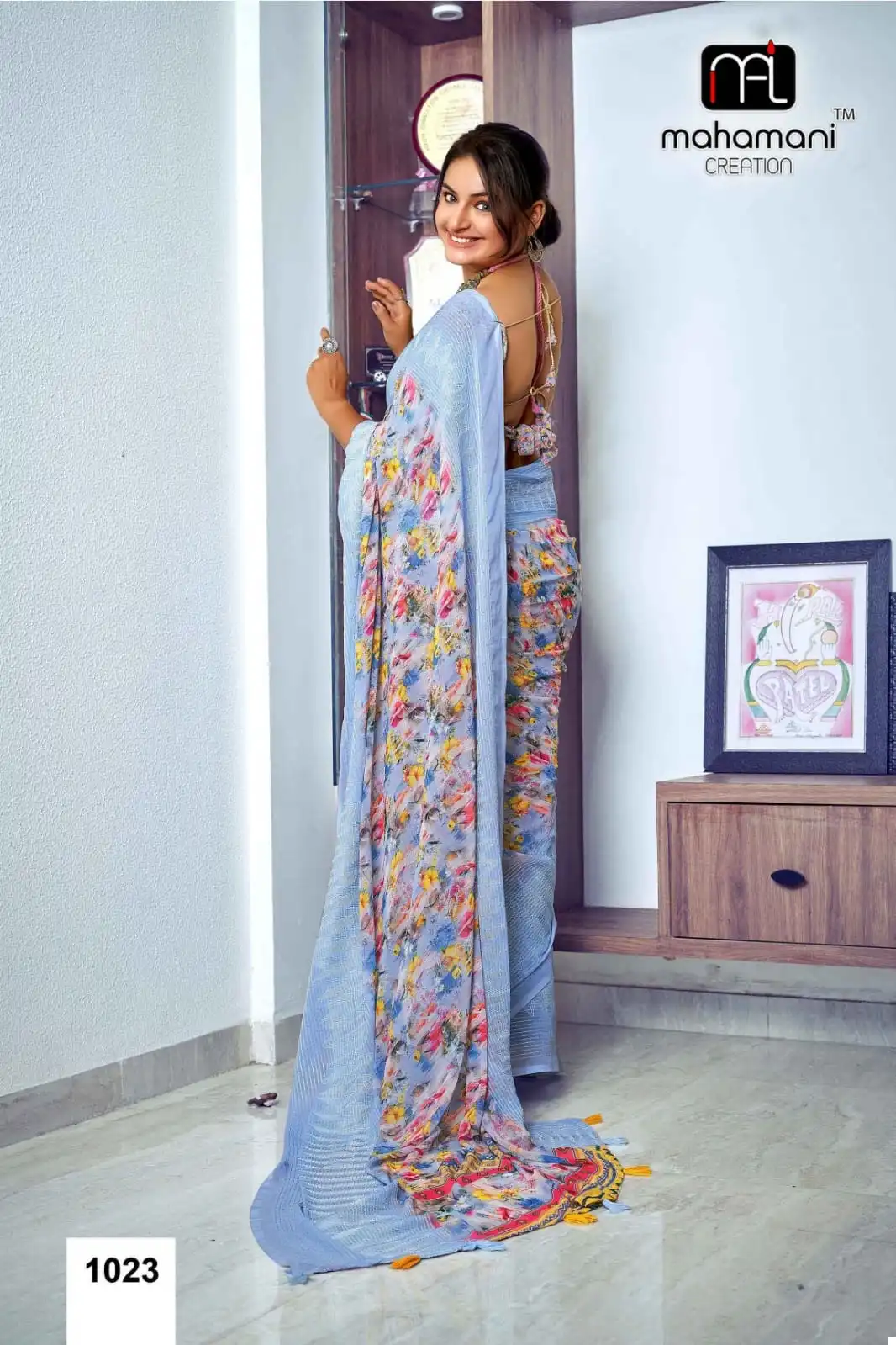 VE Albeli Heavy Weightless Wholesale Sarees — Wholesale Sarees, MPA wholesale from Surat - Gallery Image 5