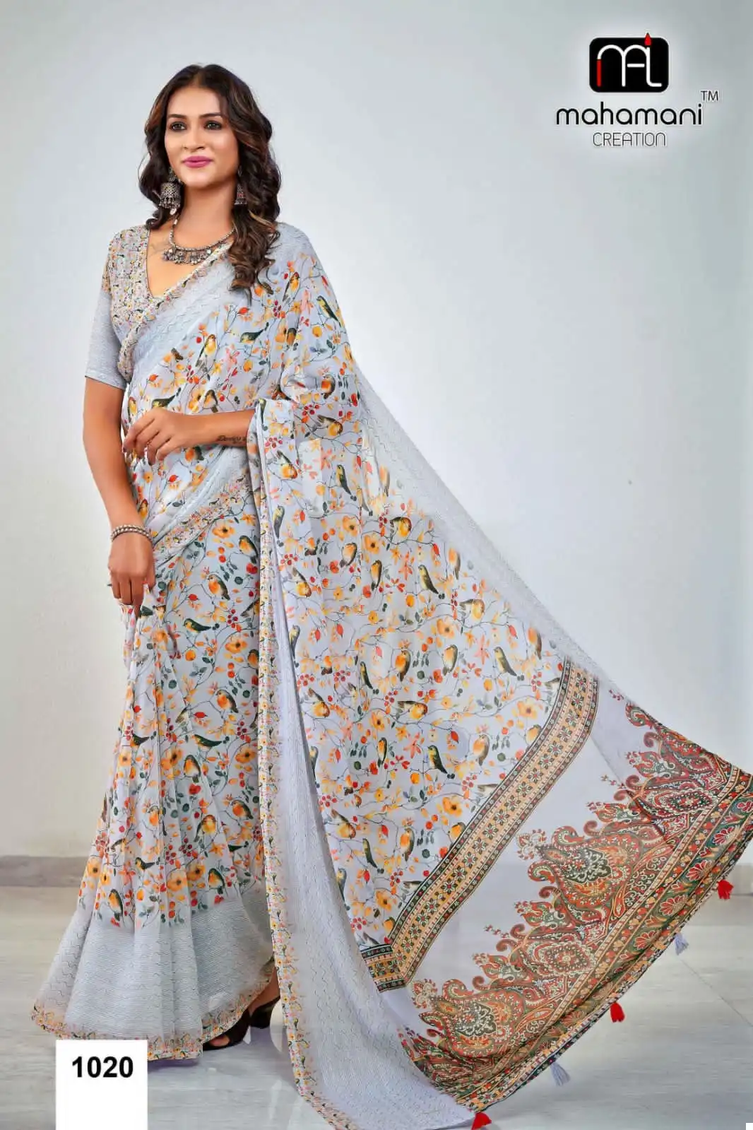 VE Albeli Heavy Weightless Wholesale Sarees — Wholesale Sarees, MPA wholesale from Surat - Gallery Image 6