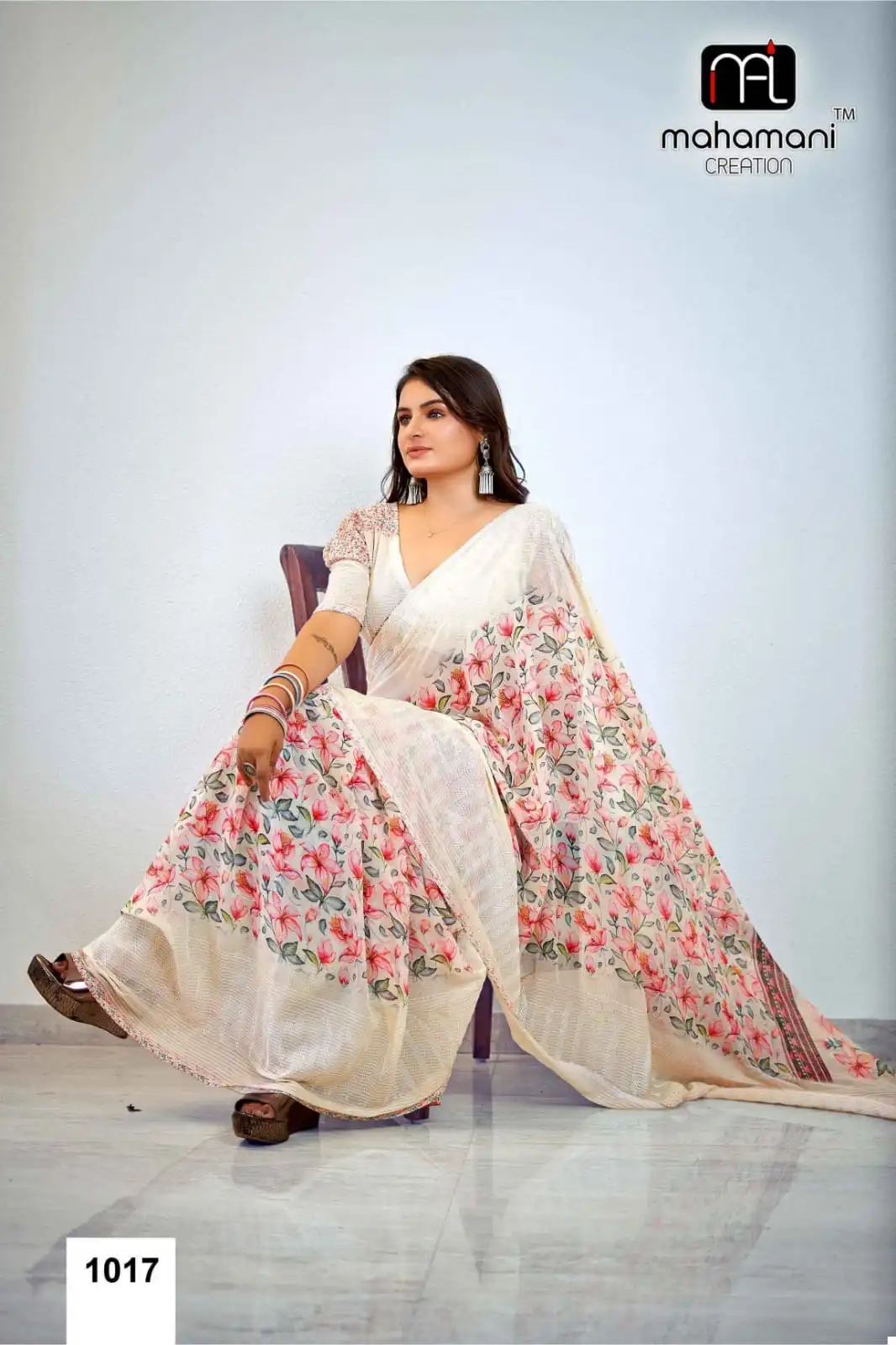 VE Albeli Heavy Weightless Wholesale Sarees — Wholesale Sarees, MPA wholesale from Surat - Gallery Image 8