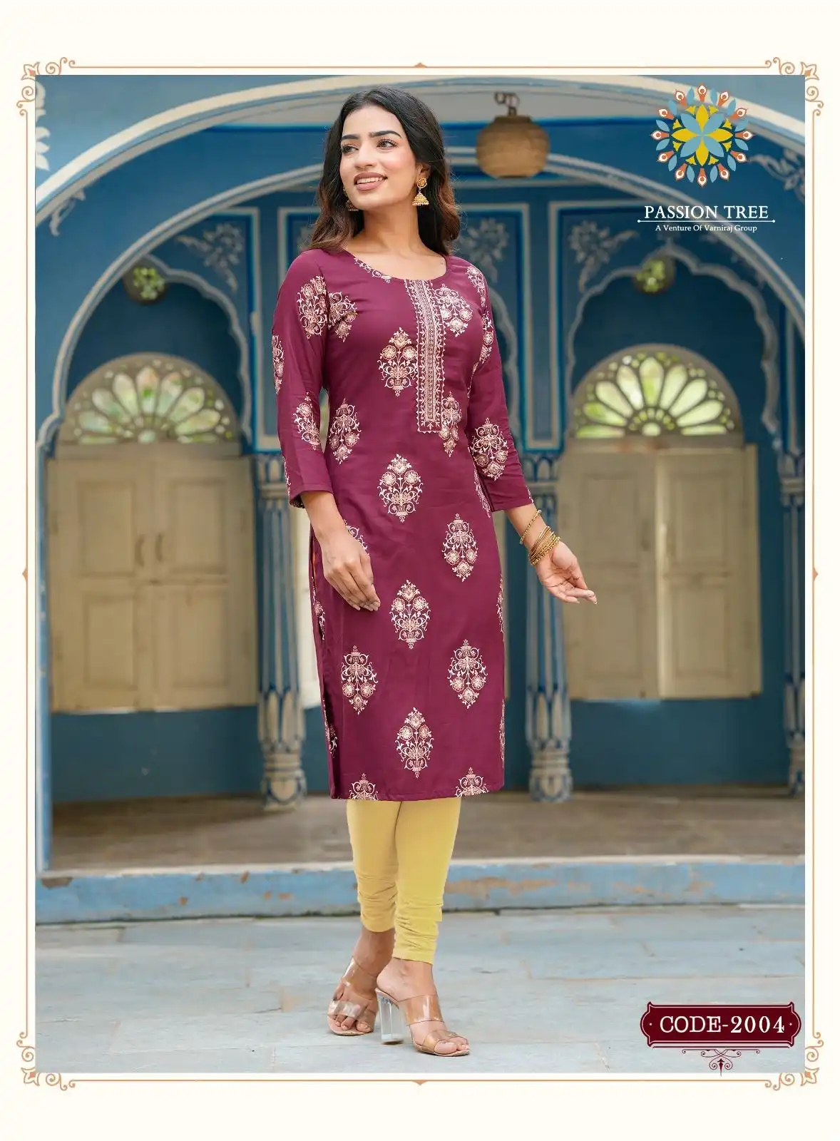 Passion Tree Albeli Vol 2 Rayon Wholesale Straight Kurti Catalog — Wholesale Kurtis, MPA wholesale from Surat - Gallery Image 11