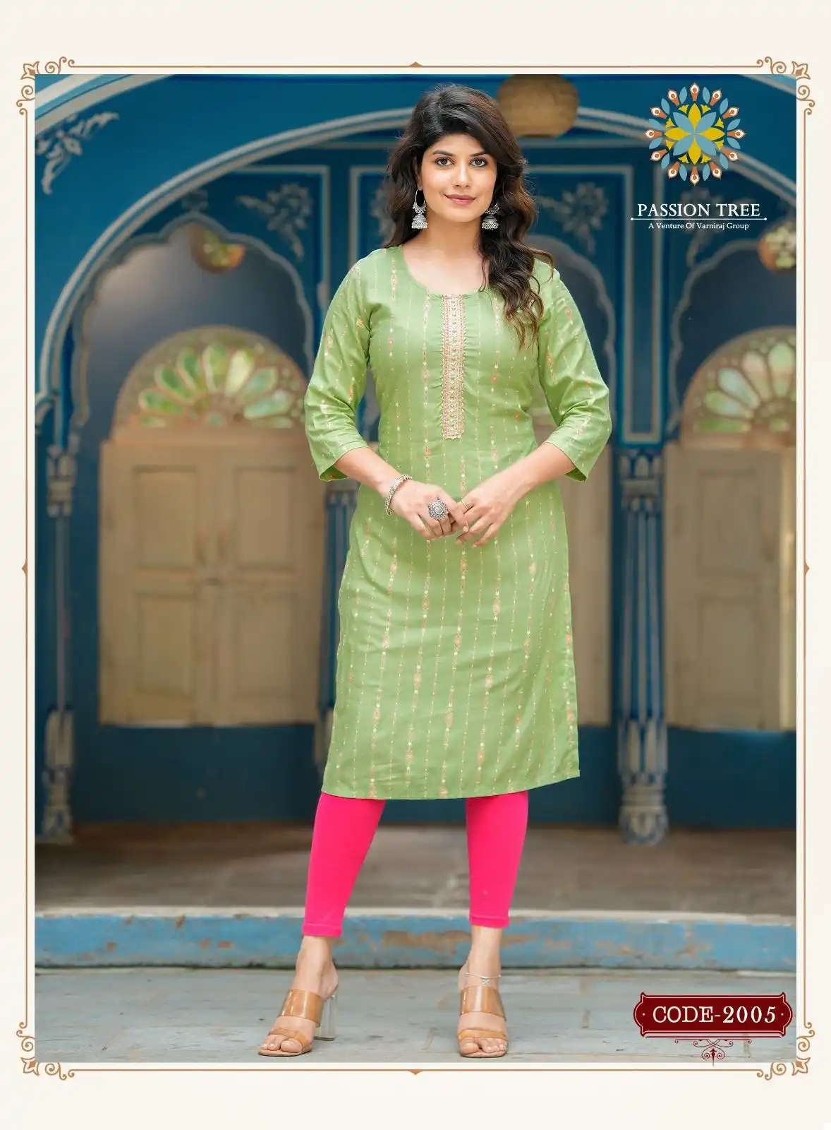 Passion Tree Albeli Vol 2 Rayon Wholesale Straight Kurti Catalog — Wholesale Kurtis, MPA wholesale from Surat - Gallery Image 12