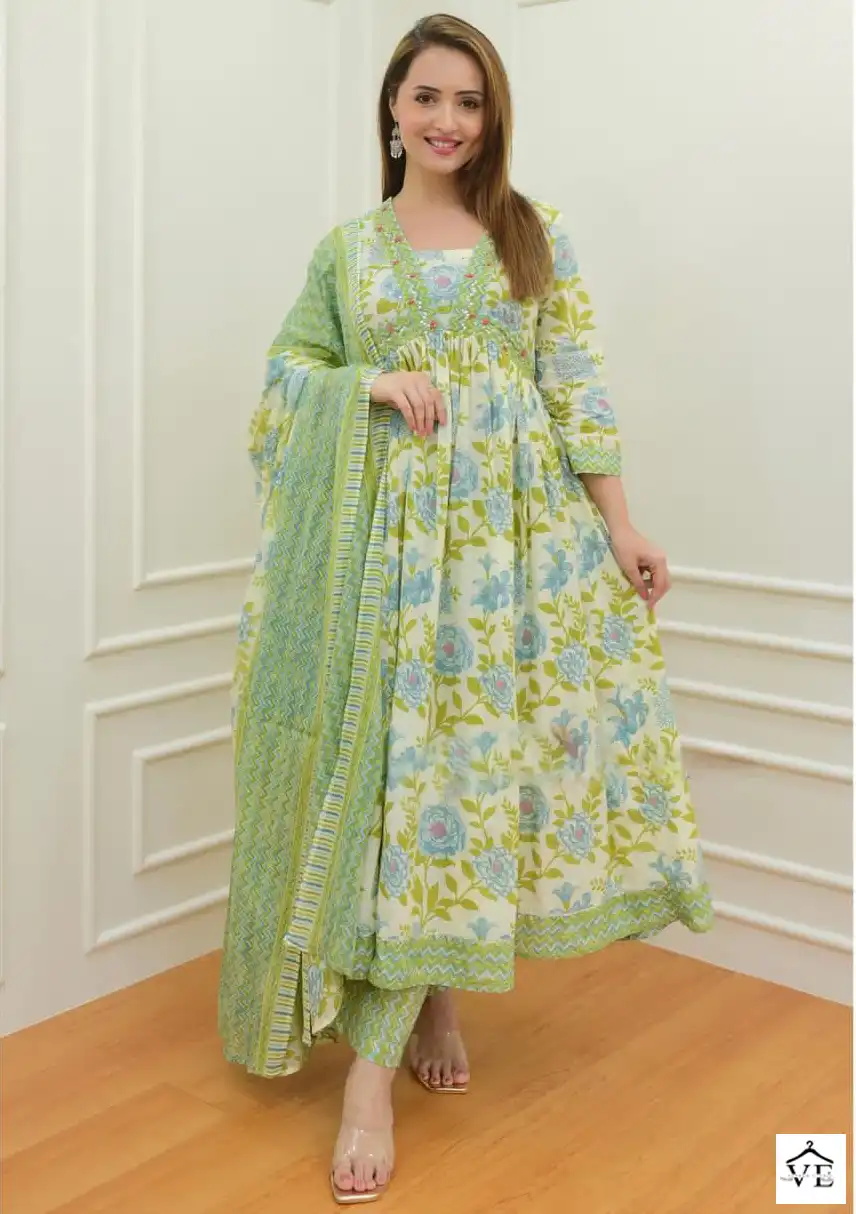 Mf Alia Collection Cotton Wholesale Fancy Alia Cut Readymade Salwar Suit Catalog — Wholesale Salwar Suits, MPA wholesale from Surat — view 4