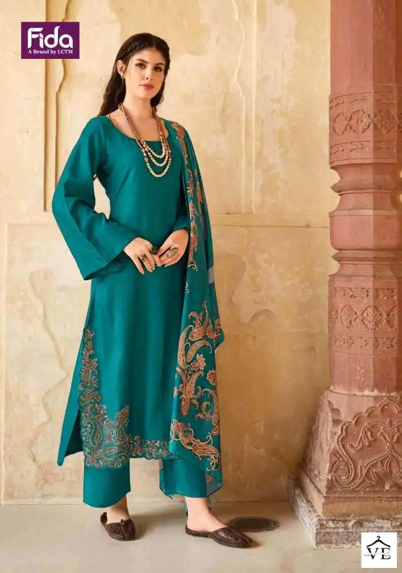 Fida Aliza Vol 1 Viscose Wholesale Fancy Salwar Suit Catalog — Wholesale Salwar Suits, MPA wholesale from Surat - Gallery Image 5