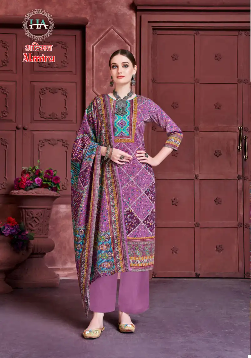 Harshit Almira Pashmina Wholesale Swarovski Work Salwar Suit Catalog — Wholesale Salwar Suits, MPA wholesale from Surat - Gallery Image 2