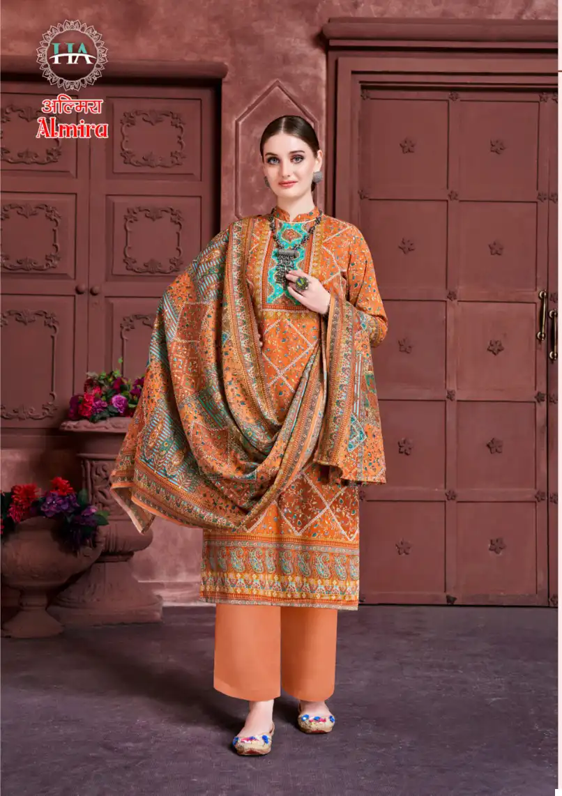 Harshit Almira Pashmina Wholesale Swarovski Work Salwar Suit Catalog — Wholesale Salwar Suits, MPA wholesale from Surat - Gallery Image 3