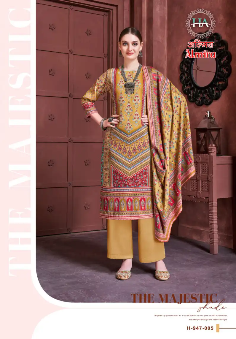 Harshit Almira Pashmina Wholesale Swarovski Work Salwar Suit Catalog — Wholesale Salwar Suits, MPA wholesale from Surat - Gallery Image 4