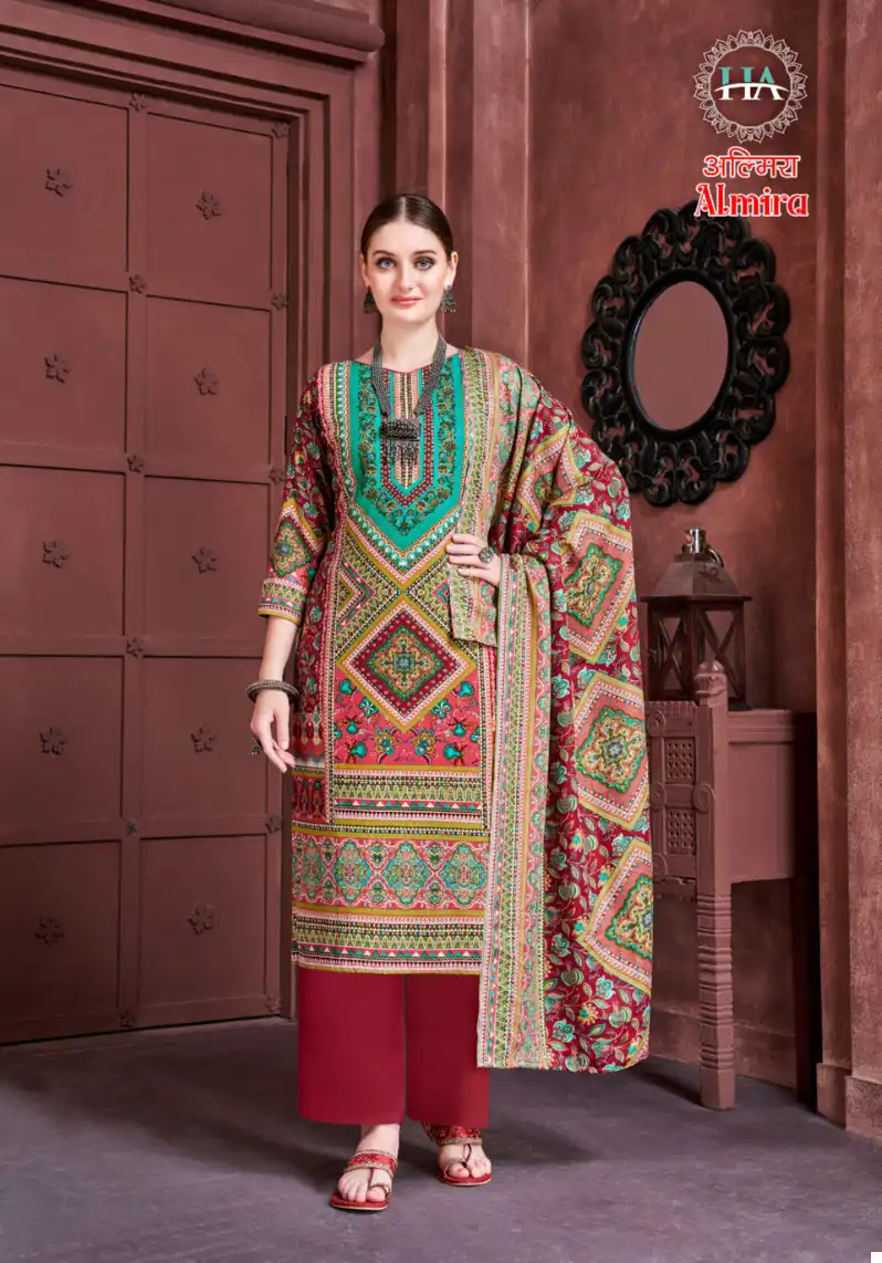 Harshit Almira Pashmina Wholesale Swarovski Work Salwar Suit Catalog — Wholesale Salwar Suits, MPA wholesale from Surat - Gallery Image 5
