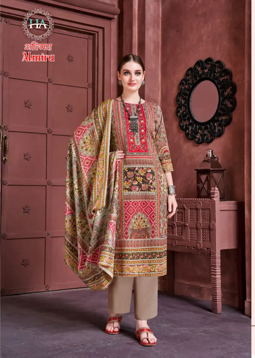 Harshit Almira Pashmina Wholesale Swarovski Work Salwar Suit Catalog — Wholesale Salwar Suits, MPA wholesale from Surat - Gallery Image 7