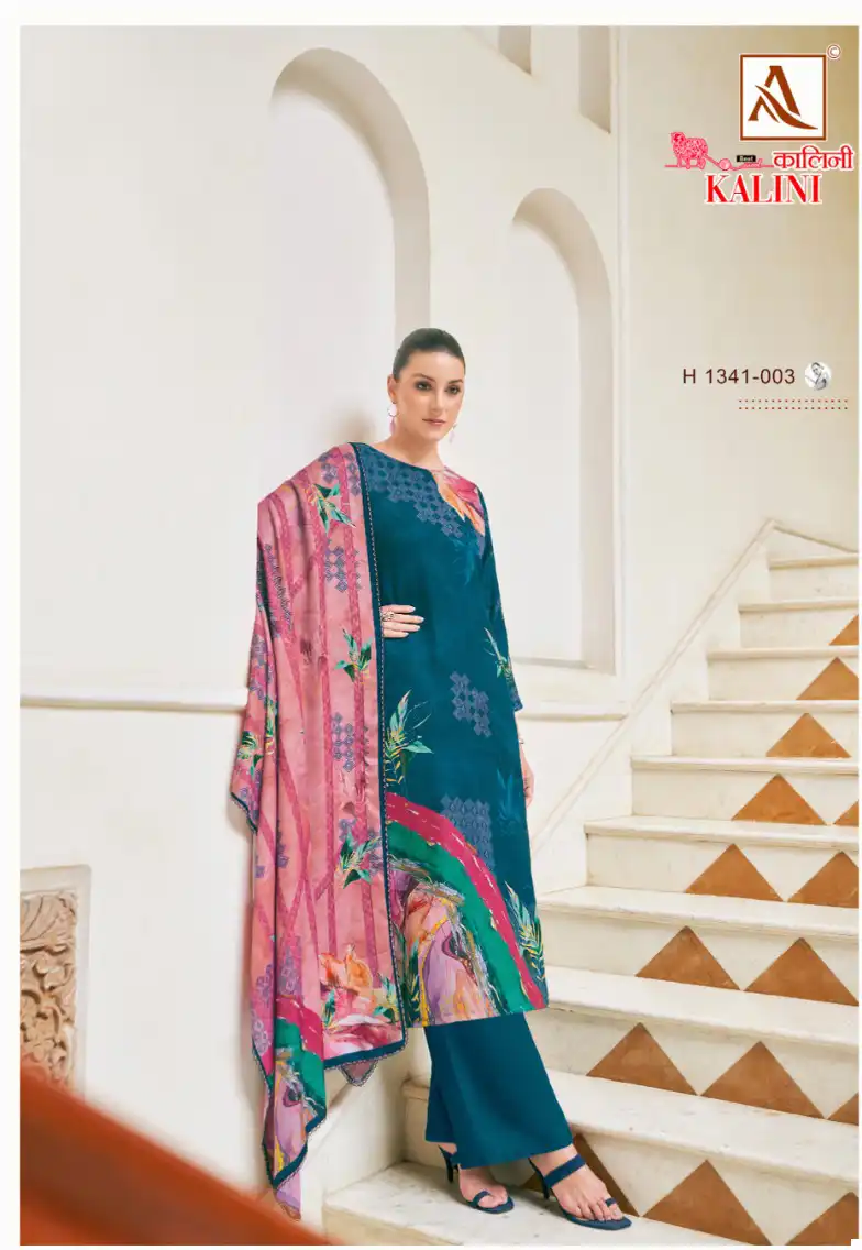 Alok Suits Kalini Viscose Pashmina Wholesale Winter Wear Salwar Suit Catalog - 6 Pcs Set — Wholesale Salwar Suits, Alok Suit wholesale from Surat - Gallery Image 5