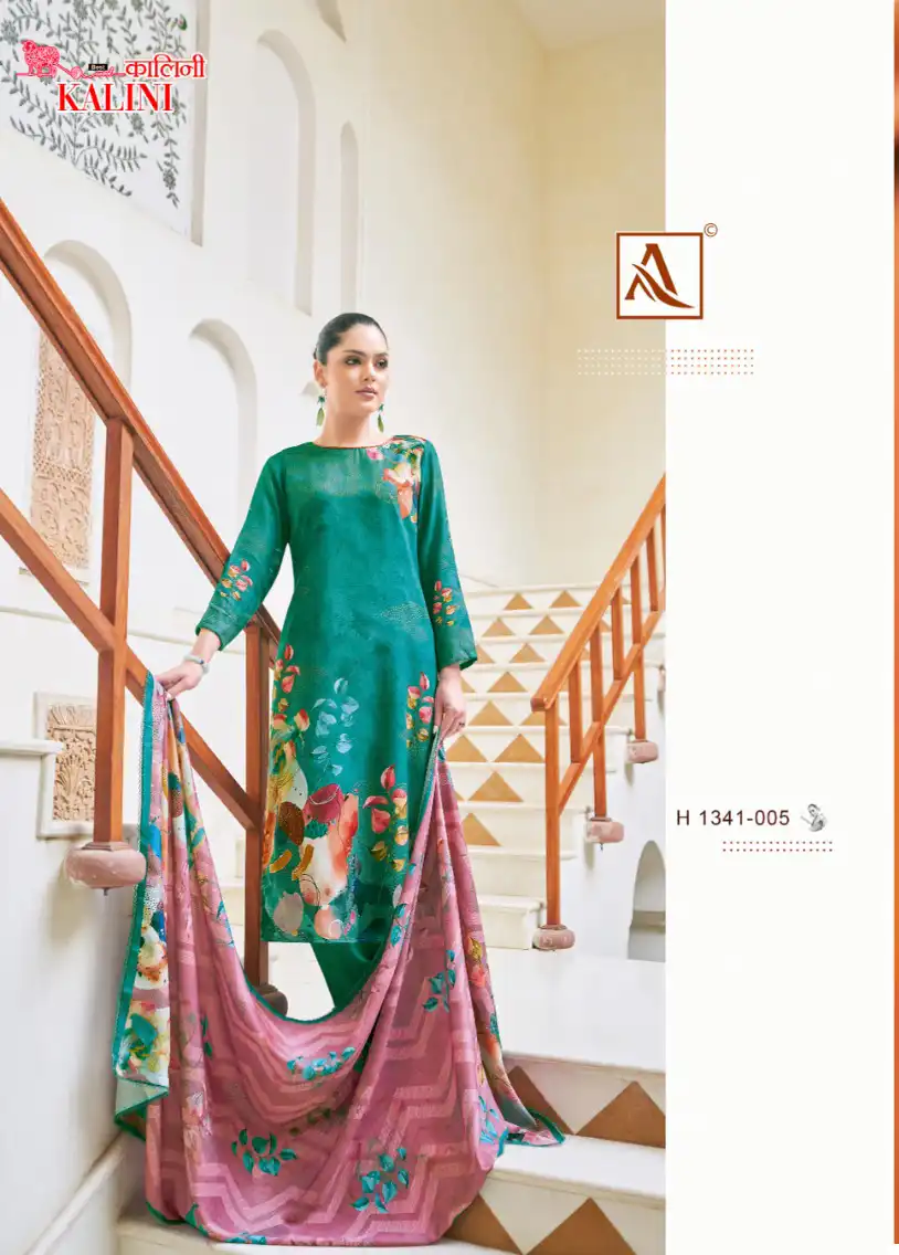 Alok Suits Kalini Viscose Pashmina Wholesale Winter Wear Salwar Suit Catalog - 6 Pcs Set — Wholesale Salwar Suits, Alok Suit wholesale from Surat - Gallery Image 6