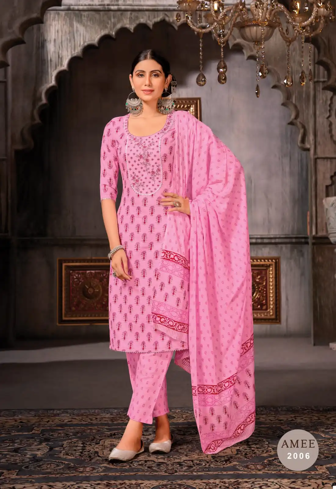 Jt Amee Vol 2 Lawn Cotton Wholesale Readymade Salwar Suit Catalog — Wholesale Salwar Suits, MPA wholesale from Surat - Gallery Image 8