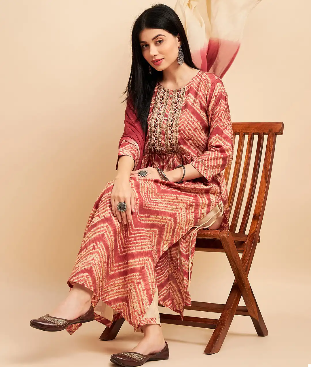 Mahotsav Aminah Chinon Silk Wholesale Readymade Suits Catalog — Wholesale Salwar Suits, MPA wholesale from Surat — view 1