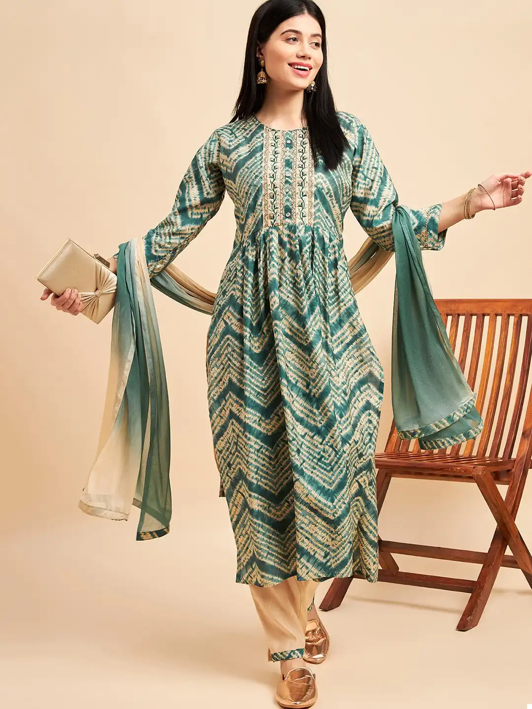 Mahotsav Aminah Chinon Silk Wholesale Readymade Suits Catalog — Wholesale Salwar Suits, MPA wholesale from Surat - Gallery Image 2