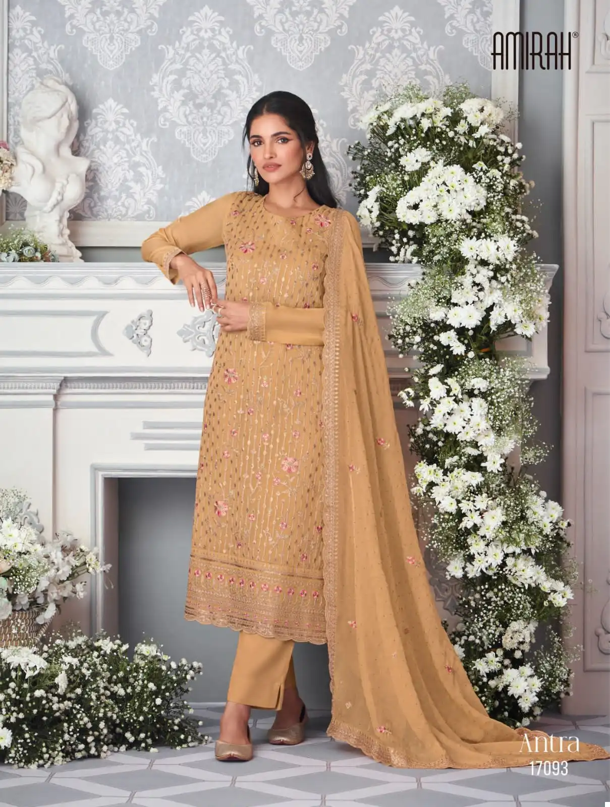 Amirah Antra Organza Wholesale Designer Salwar Suit Catalog — Wholesale Salwar Suits, MPA wholesale from Surat - Gallery Image 4