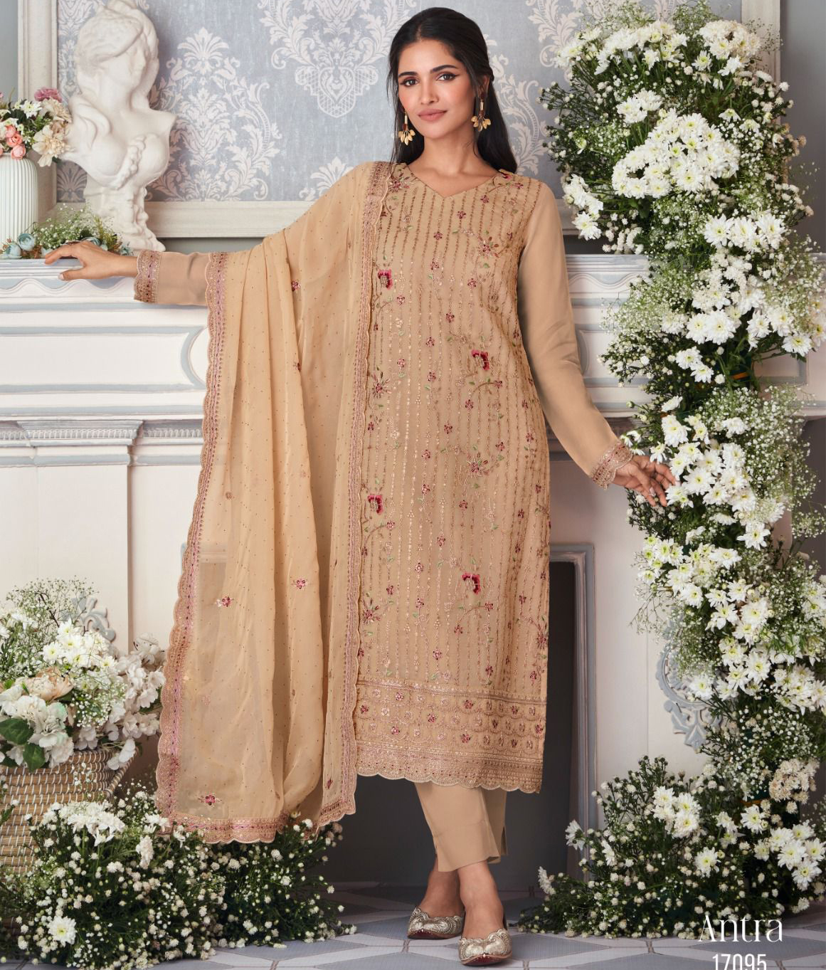 Amirah Antra Organza Wholesale Designer Salwar Suit Catalog — Wholesale Salwar Suits, MPA wholesale from Surat — view 1