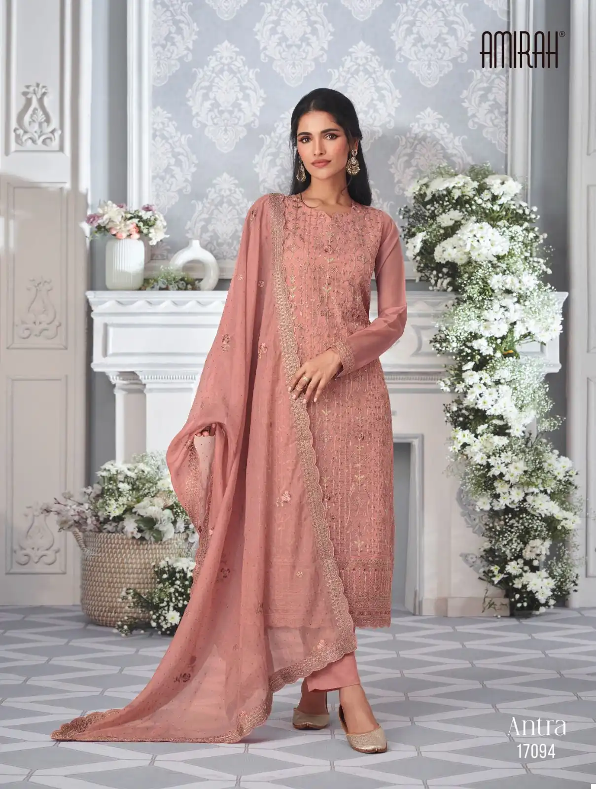 Amirah Antra Organza Wholesale Designer Salwar Suit Catalog — Wholesale Salwar Suits, MPA wholesale from Surat — view 6