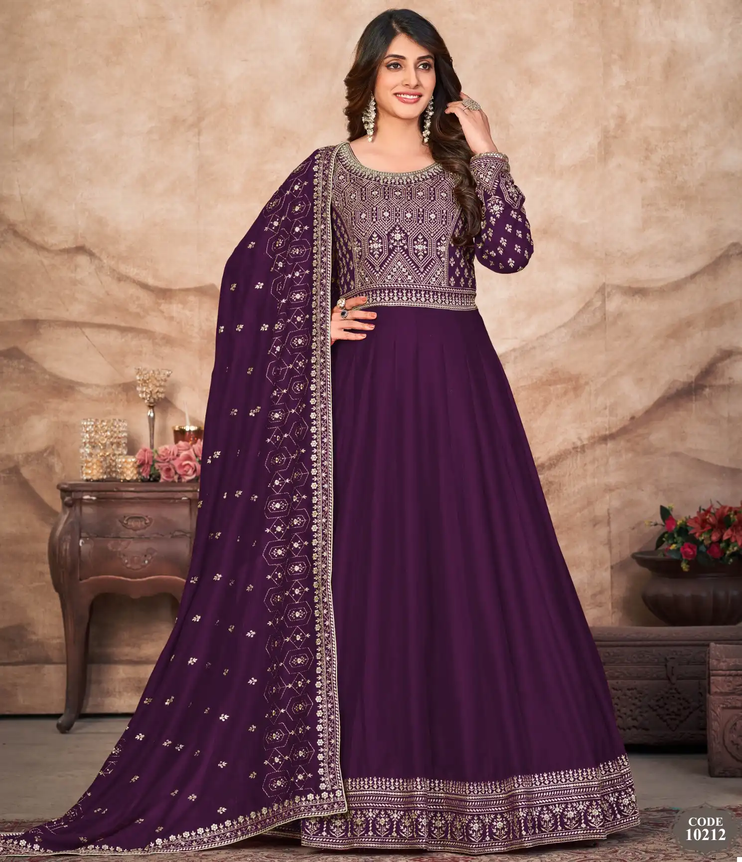 Anjubaa Vol 21 Art Silk Wholesale Designer Suits Catalog — Wholesale Salwar Suits, MPA wholesale from Surat — view 1